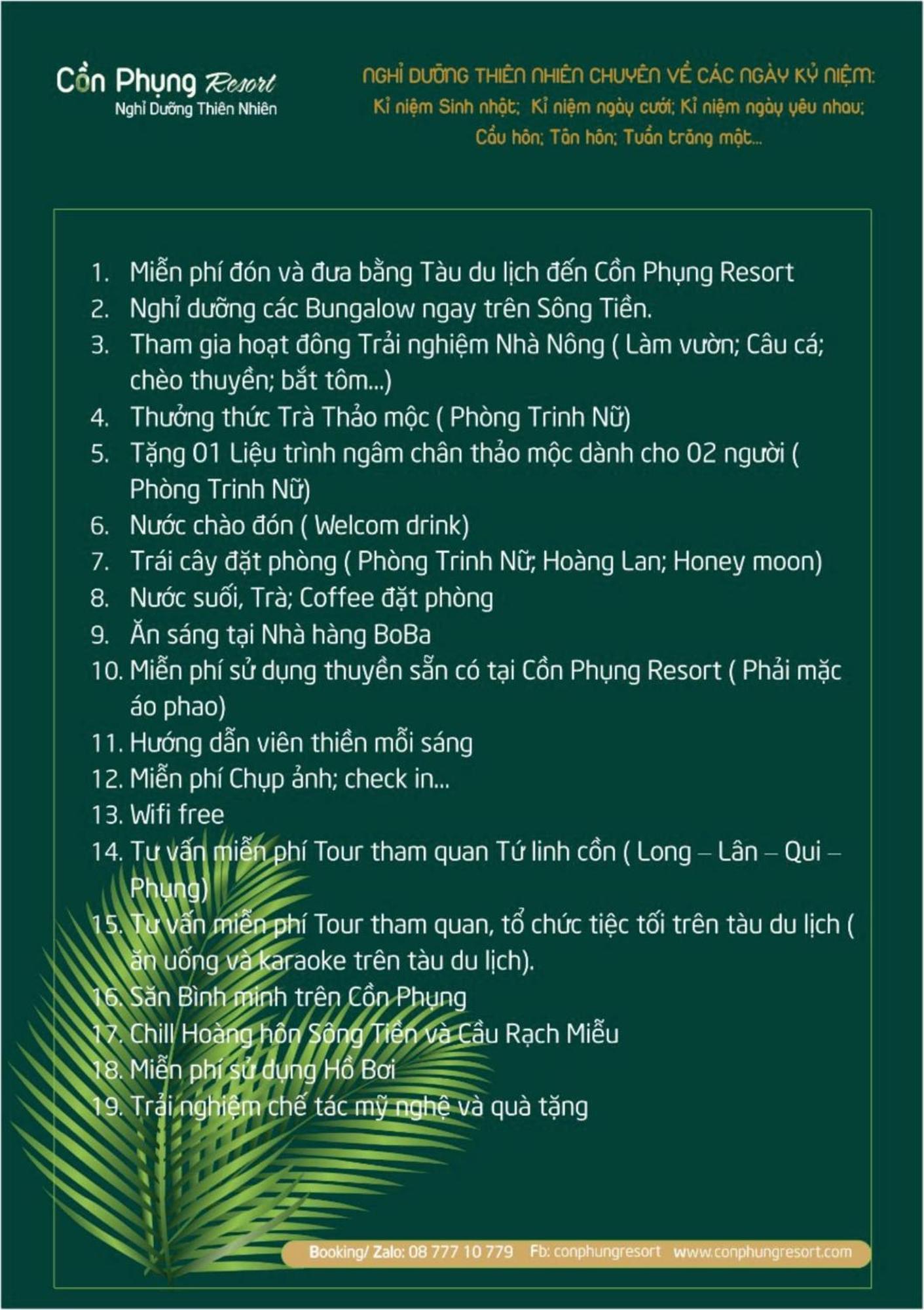 Con Phung Resort Mekong - Nature Escape With Free Boat Shuttle & Fishing Ben Tre Eksteriør billede