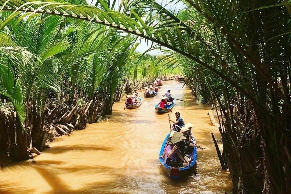 Con Phung Resort Mekong - Nature Escape With Free Boat Shuttle & Fishing Ben Tre Eksteriør billede